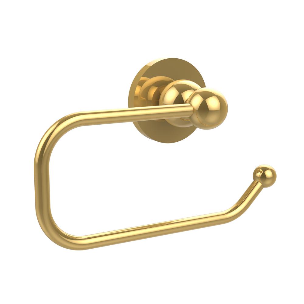 polished brass toilet paper holder        
        <figure class=