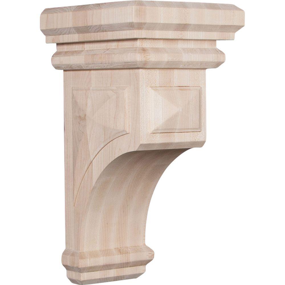 Ekena Millwork 7 in. x 14 in. x 73/4 in. Cherry Jumbo Woodruff Wood