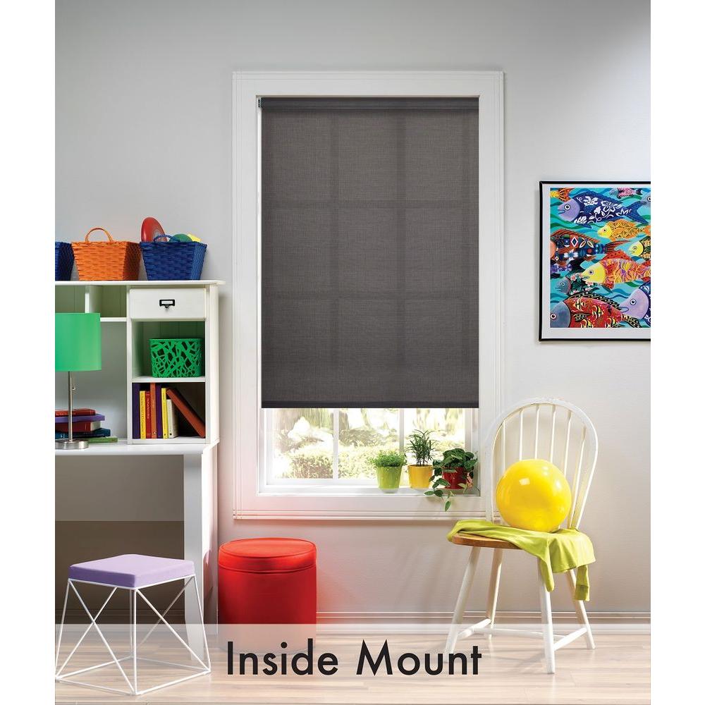 Bali Cut To Size Graphite Cordless Uv Blocking Fade Resistant Roller Shades 25 5 In W X 72 L Bali Cut To Size Graphite Cordless Uv Blocking Fade Resistant Roller Shades 25 5 In W X 72 L