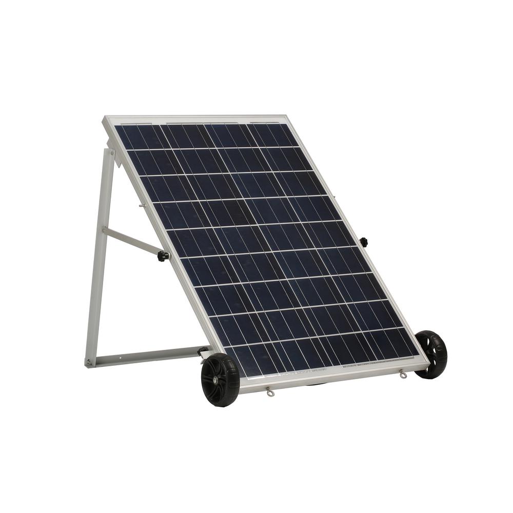 1800-Watt Solar Powered Portable Generator with Electric Start