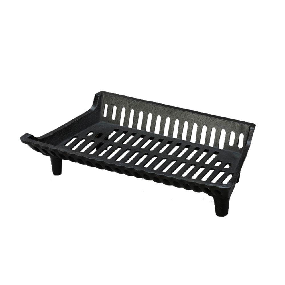 Liberty Foundry 22 In Cast Iron Fireplace Grate With 2 In Legs