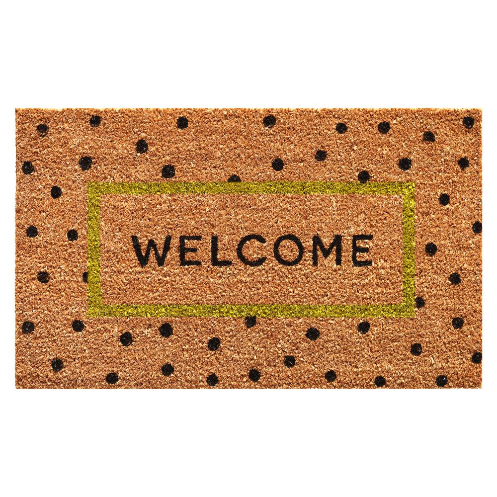 Home More 17 In X 29 In Polka Dot Fun Door Mat 103991729 The