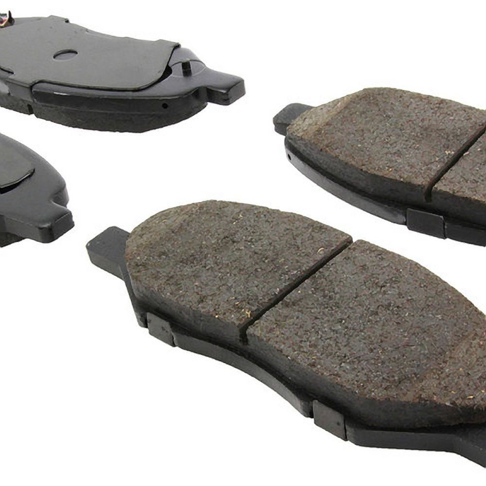 Disc Brake Pad Set-Premium Semi-Met Pads with Shim and Hardware Front Centric