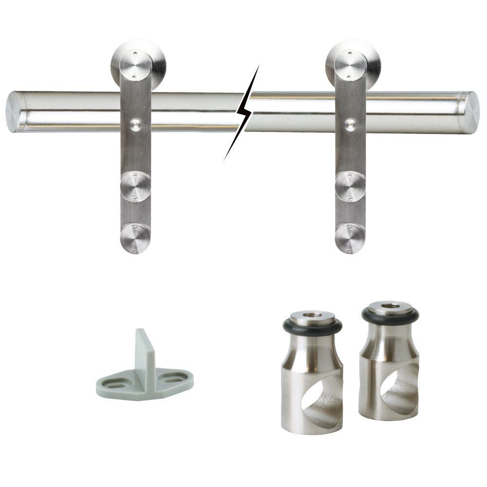 everbilt stainless steel decorative sliding door hardware-14455