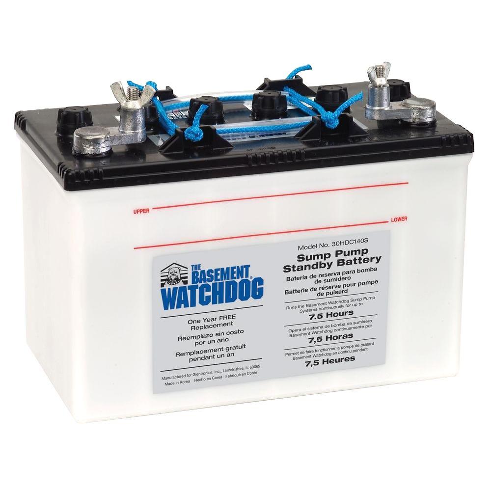 Basement Watchdog Big Standby Battery 30HDC140S The Home Depot