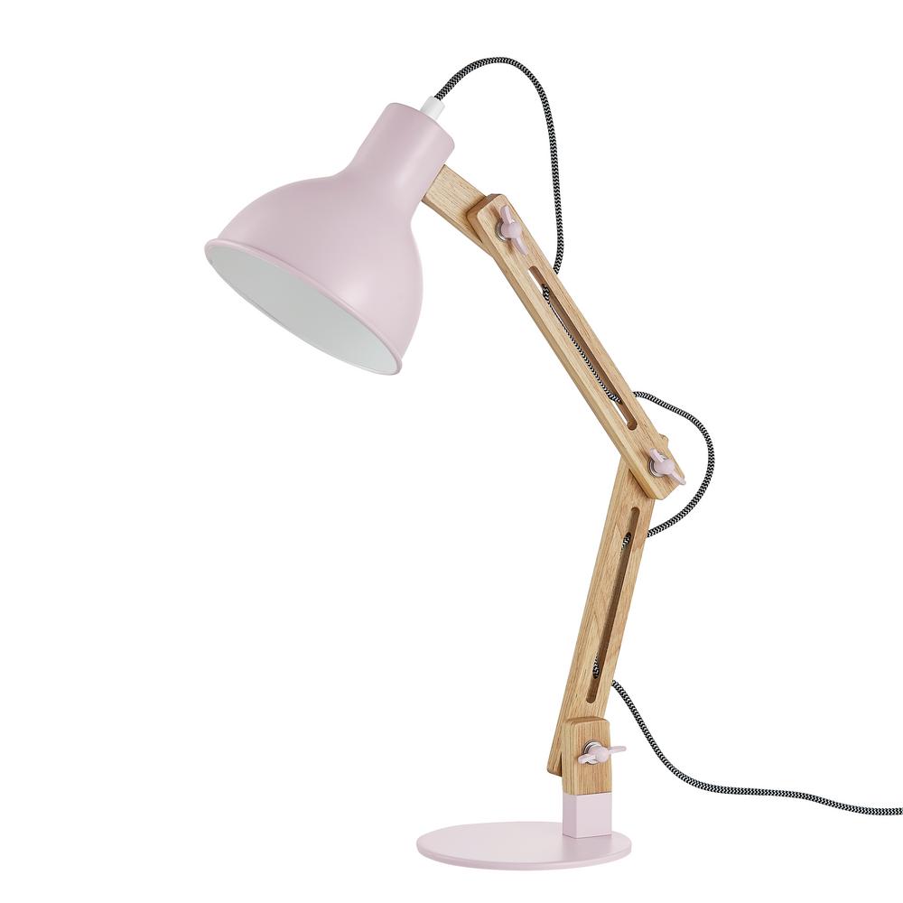 pastel pink desk lamp