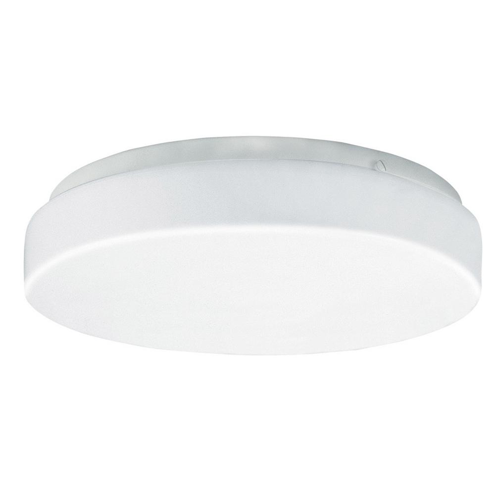 Access Lighting Orion 30 Watt 19 In White Integrated Led Flush Mount 50162ledd Wh Opl The Home Depot