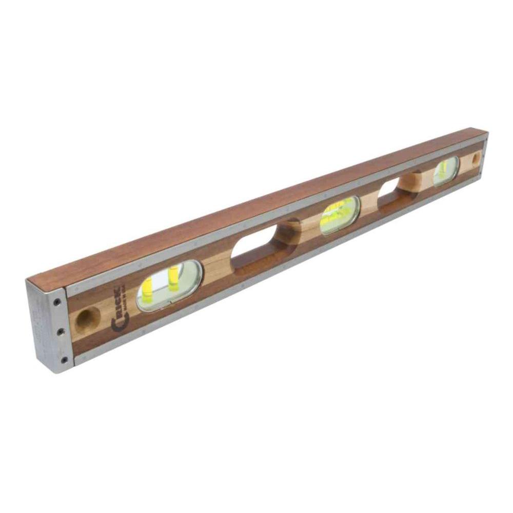Crick 48 in. Wood Level48CLEV The Home Depot