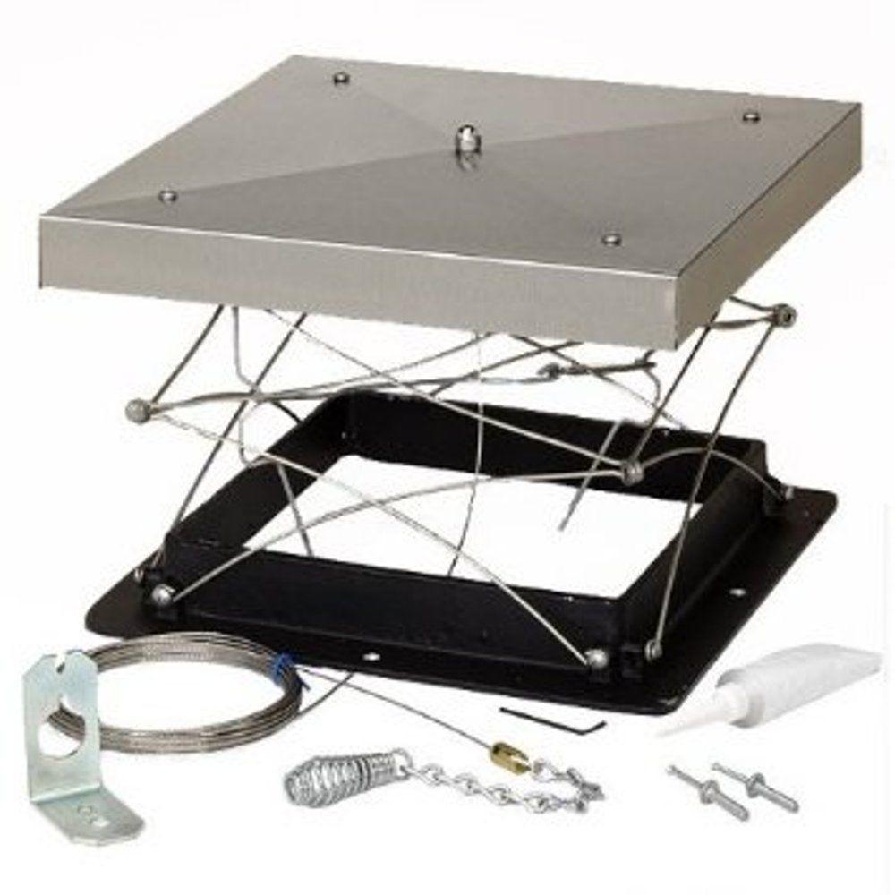 Lock Top 8 In X 17 In Energy Saving Damper 09125 The Home Depot