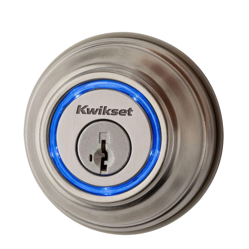 Kwikset Kevo 2nd Gen SingleCylinder Satin Nickel TouchtoOpen
