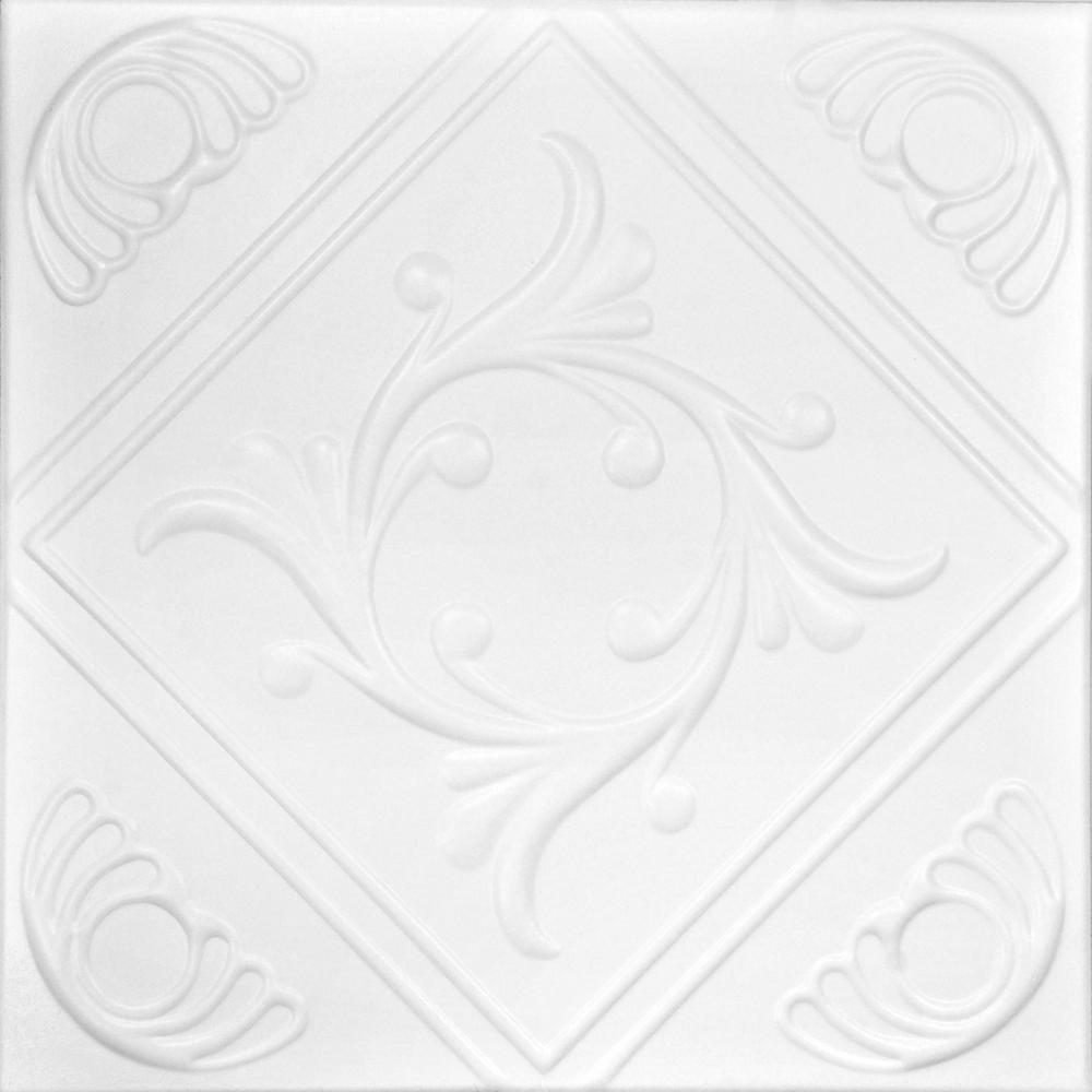 A La Maison Ceilings Diamond Wreath 1 6 Ft X Foam Glue Up This Review Is From Diamond Wreath 1 6 Ft X Foam Glue Up Ceiling Tile In Ultra Pure White