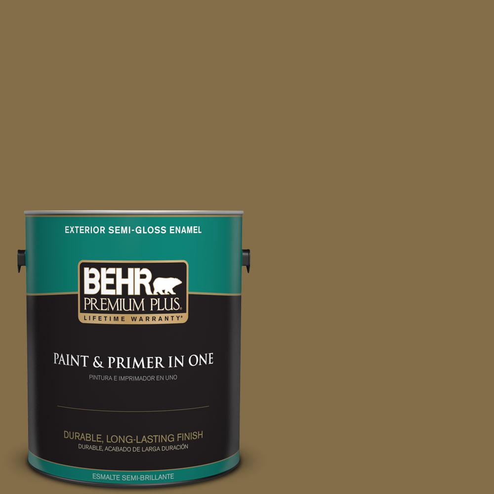 BEHR MARQUEE 1gal. 350F7 Wild Mushroom SemiGloss Enamel Exterior