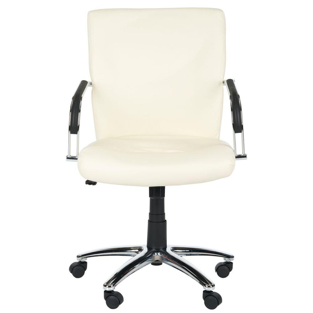 Safavieh Lysette Cream Office Chair Fox8500a The Home Depot
