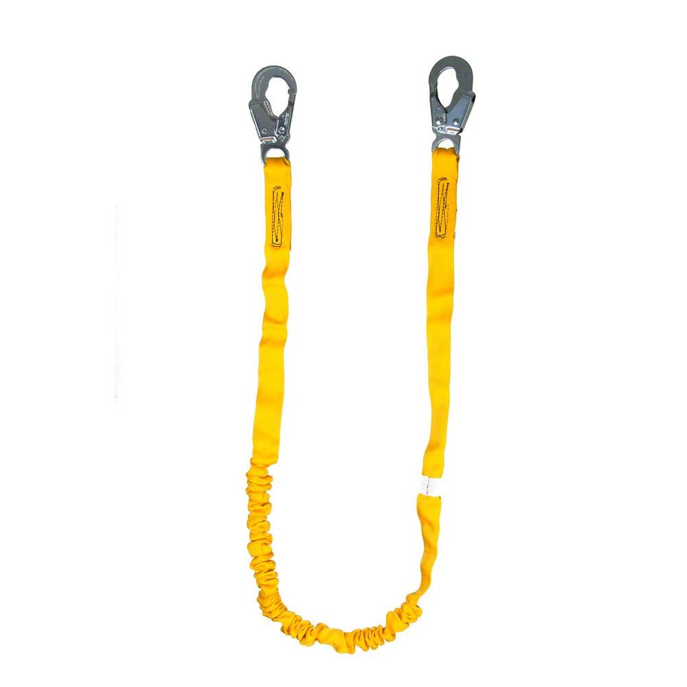 Guardian Fall Protection 6 ft. Internal Shock Lanyard with Single Leg