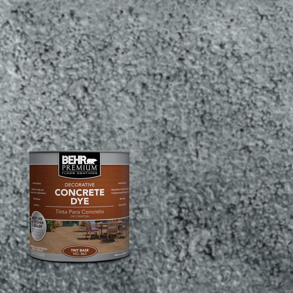 Behr Premium 1 Qt Cd 826 C Blue Interior Exterior Concrete Dye Cd 826 C Blue Interior Exterior Concrete Dye
