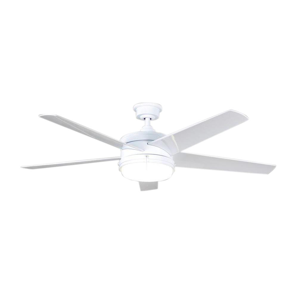 Home Decorators Collection Portwood 60 In Integrated Led Indoor Home Decorators Collection Portwood 60 In Integrated Led Indoor Outdoor White Ceiling Fan With