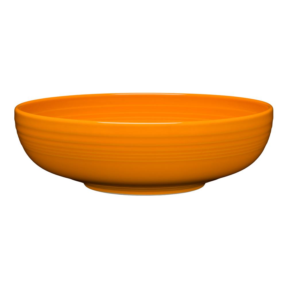 Fiesta 10.5 in. 96 oz. Butterscotch Ceramic Extra Large Bistro Serving Bowl1472345U The Home