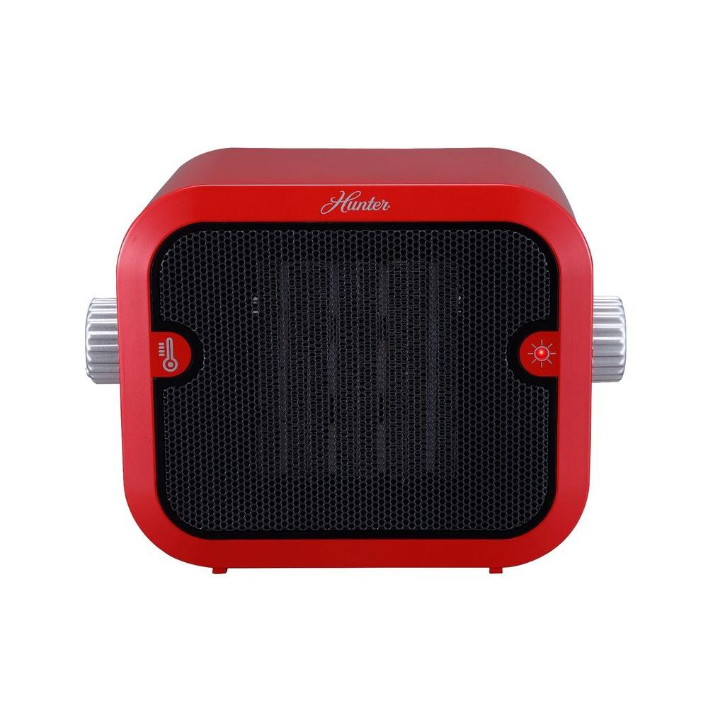 Hunter 1500Watt Retro Ceramic Portable Heater with Adjustable
