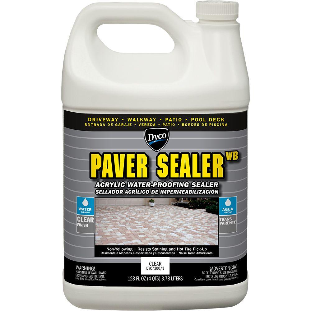 Dyco Paver Sealer WB 1 gal. Clear Gloss Exterior Concrete Waterproofing