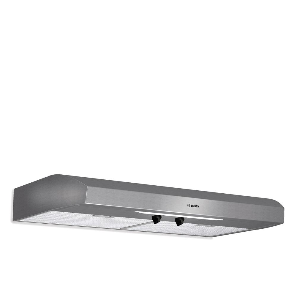 range stainless steel hood bosch hoods undercabinet series lights cabinet under inch depot homedepot