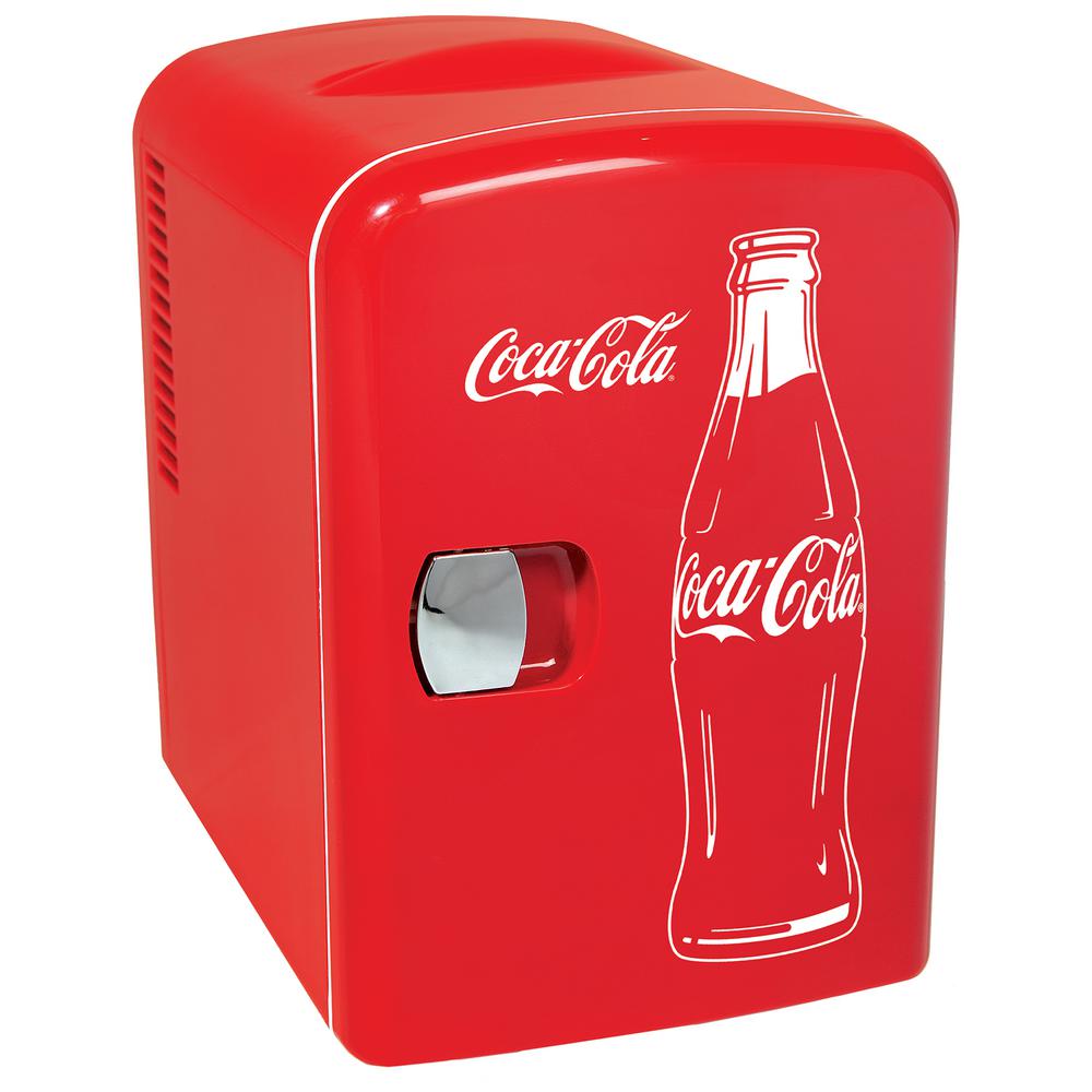 mini fridge coke can