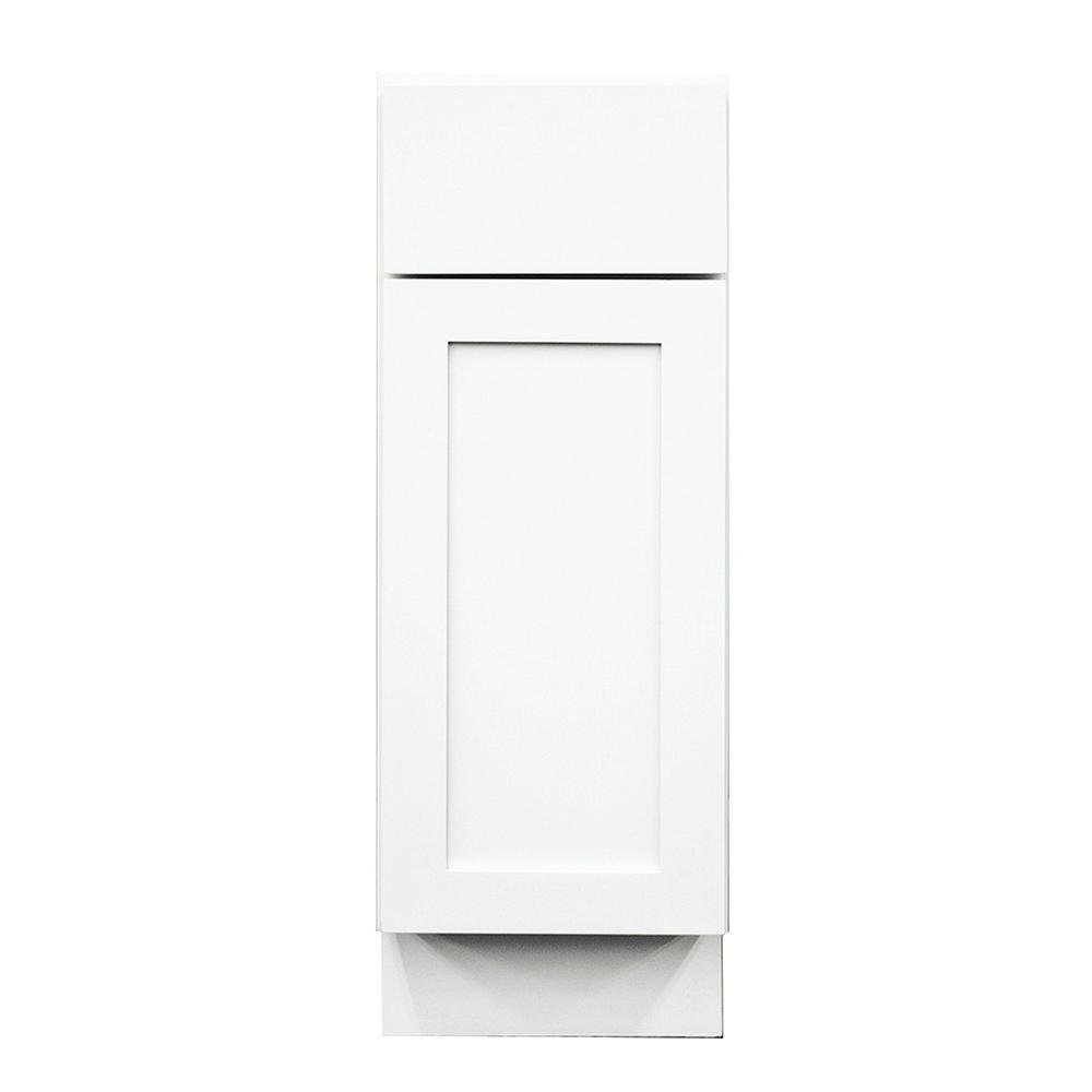 Krosswood Doors Frosted White Shaker Ii Ready To Assemble 18x34