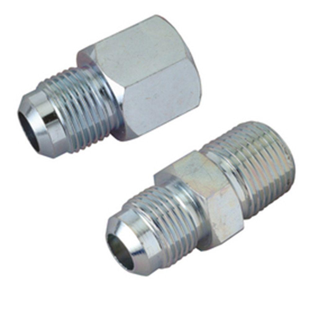 BrassCraft 1/2 in. O.D. Flare Steel Gas Fittings Kit with 1/2 in. FIP and 1/2 in. MIP (3/8 in