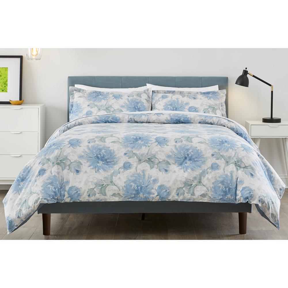 Stylewell Corinne 3 Piece Floral King Comforter Set Cn0006 K