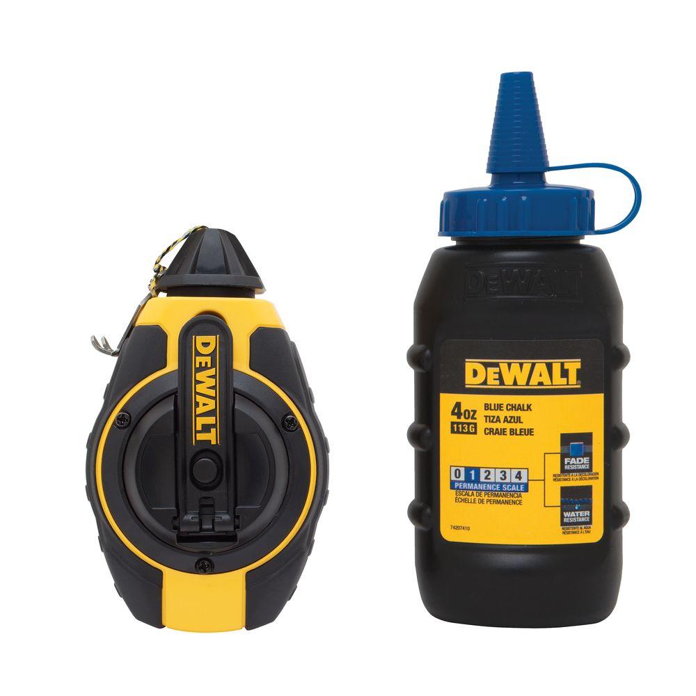 Dewalt 100 ft. Chalk Reel with Blue Chalk by DEWALT