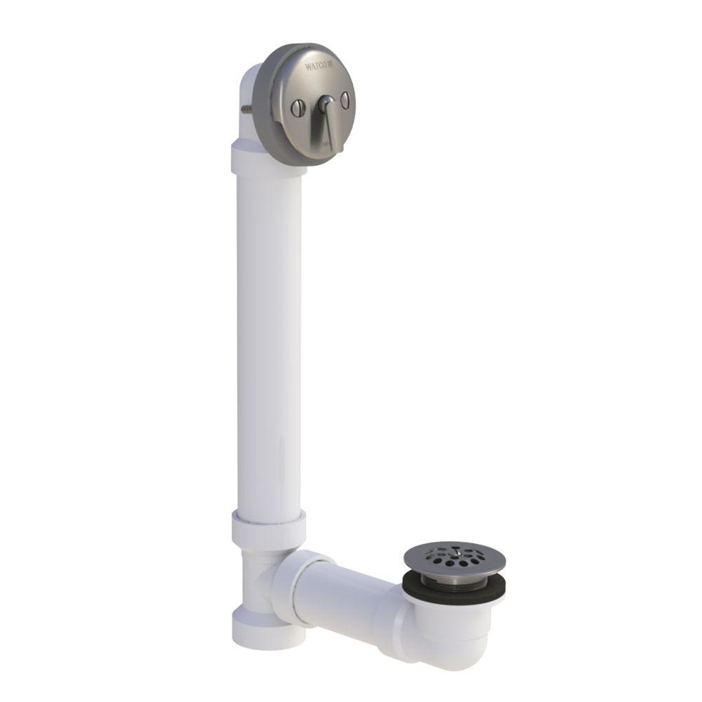 Watco 600 Trip Lever Series 16 In Sch 40 Pvc Bath Waste Kit Tl 600 Trip Lever Series 16 In Sch 40 Pvc Bath Waste Kit