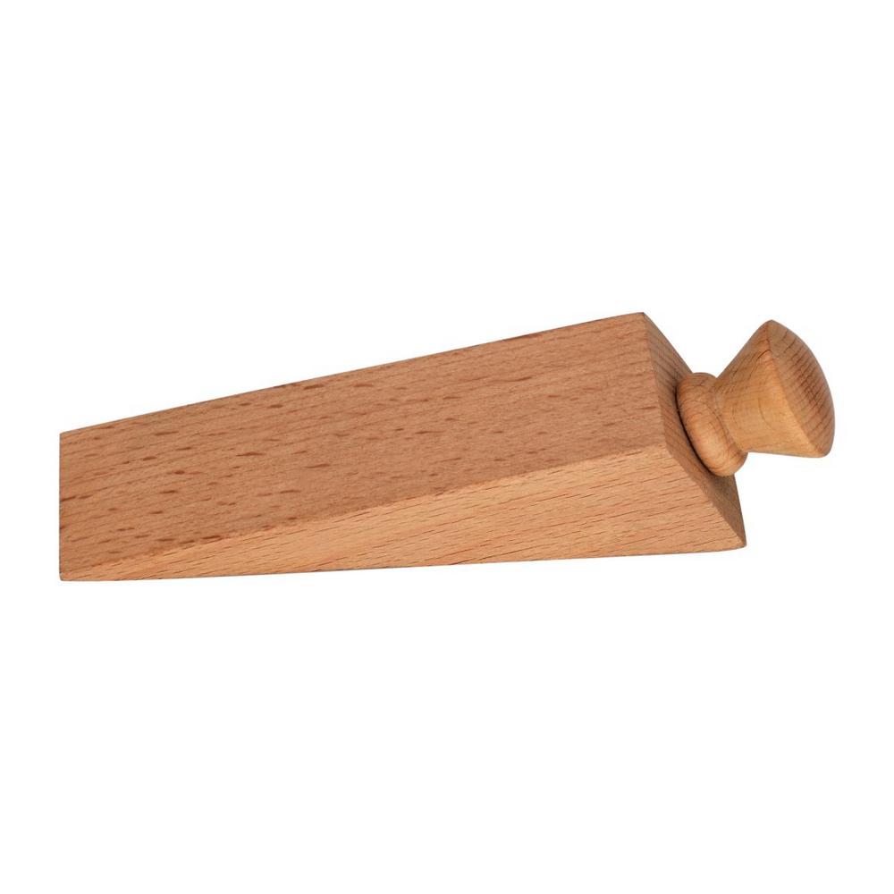 Decorative 5 2 3 In Beech Door Stop Wedge