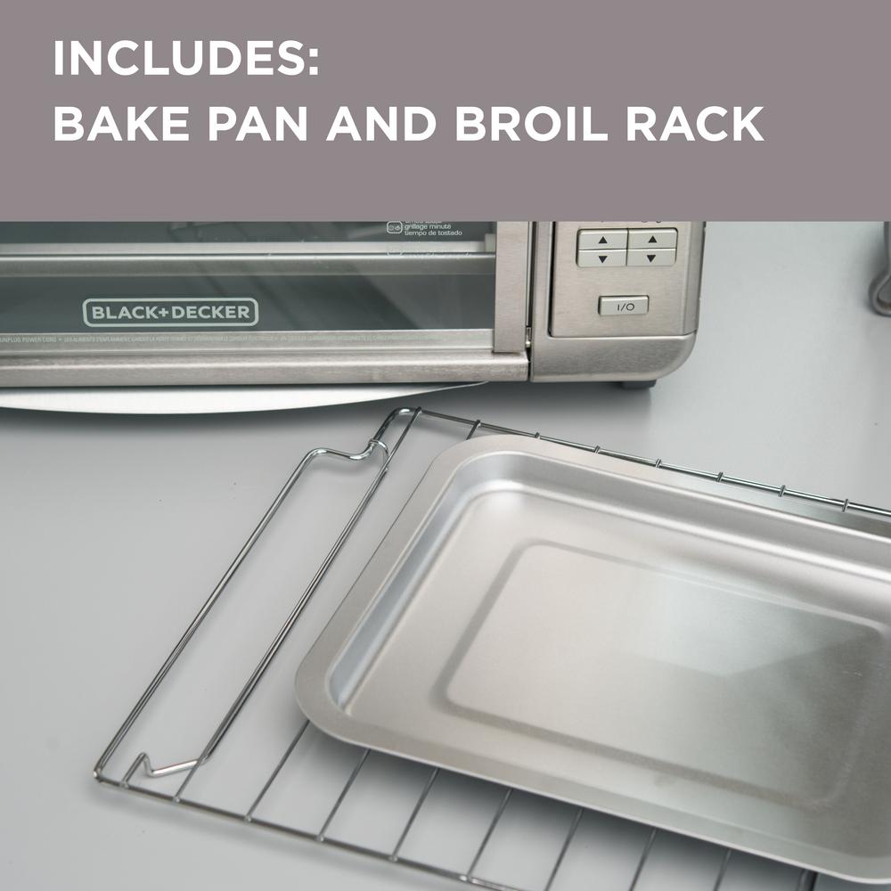 Black Decker 1500 W 6 Slice Stainless Steel Countertop Toaster