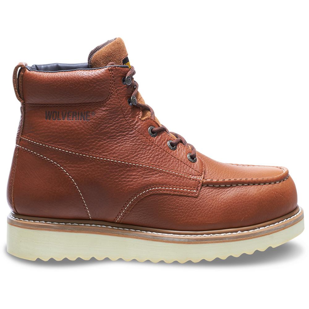 Work Boots - Steel Toe - Tan Size 9.5(W 