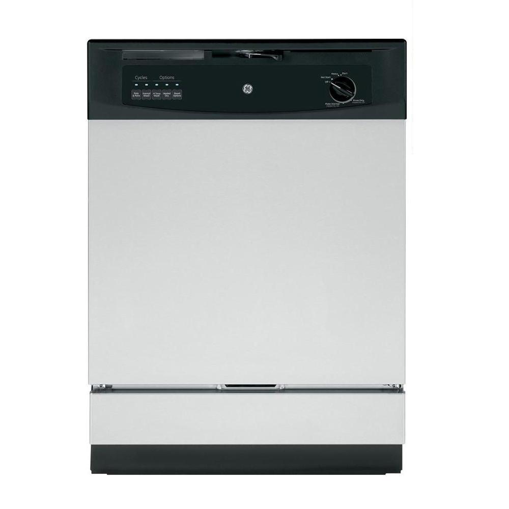 GE Front Control Dishwasher in Stainless Steel, 62 dBAGSD3360KSS The Home Depot