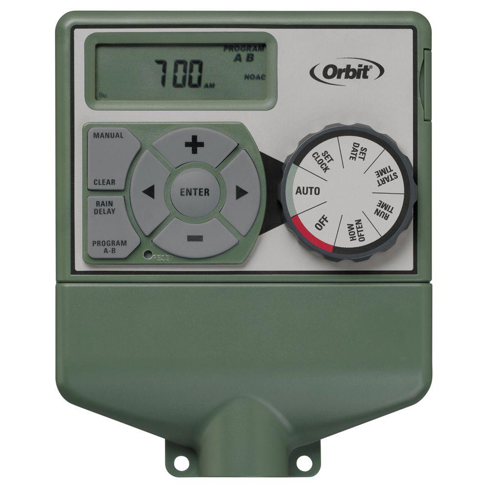 Orbit 6Station EasyDial Sprinkler Timer57876 The Home Depot