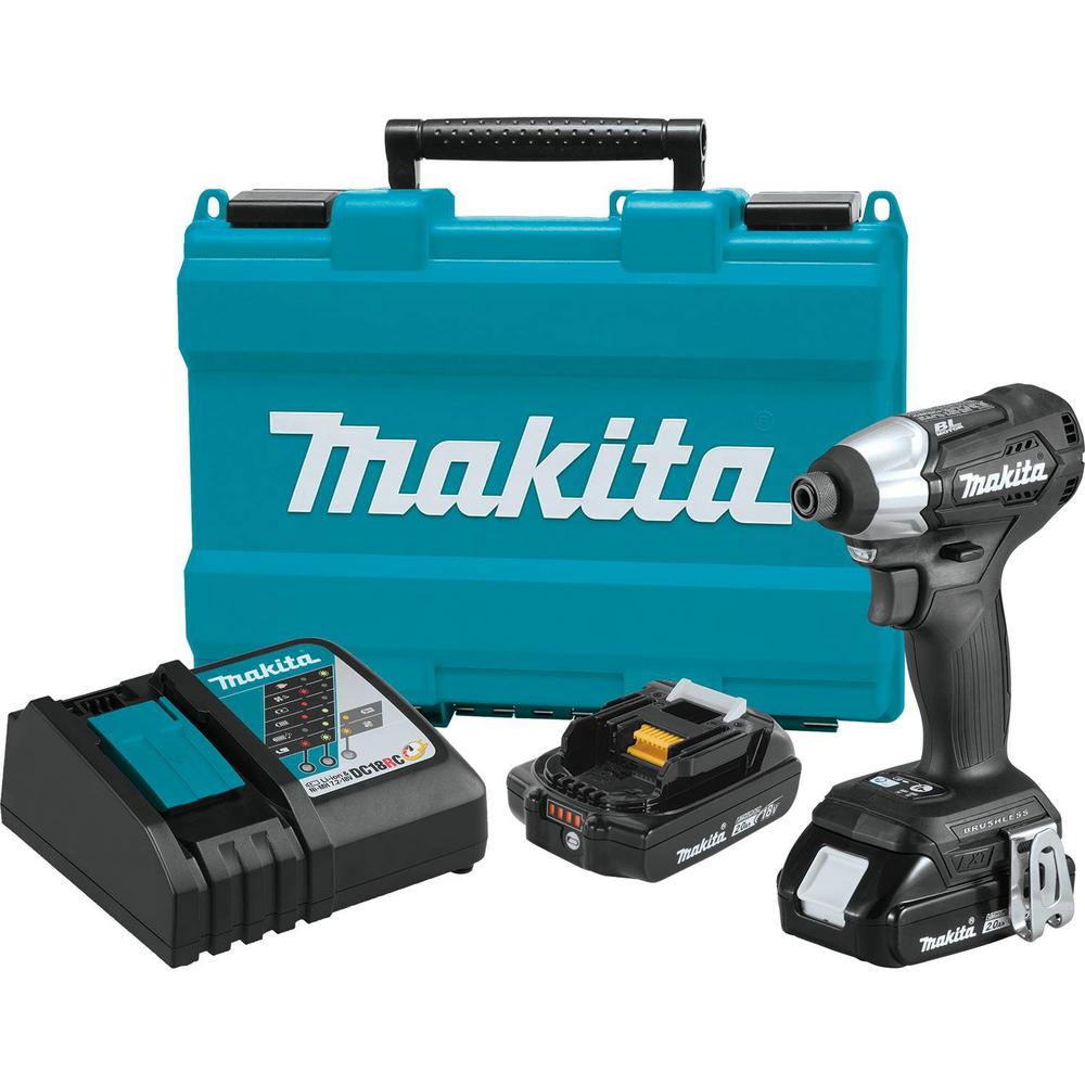 Makita 18-Volt 2.0Ah LXT Lithium-Ion Sub-Compact Brushless Cordless