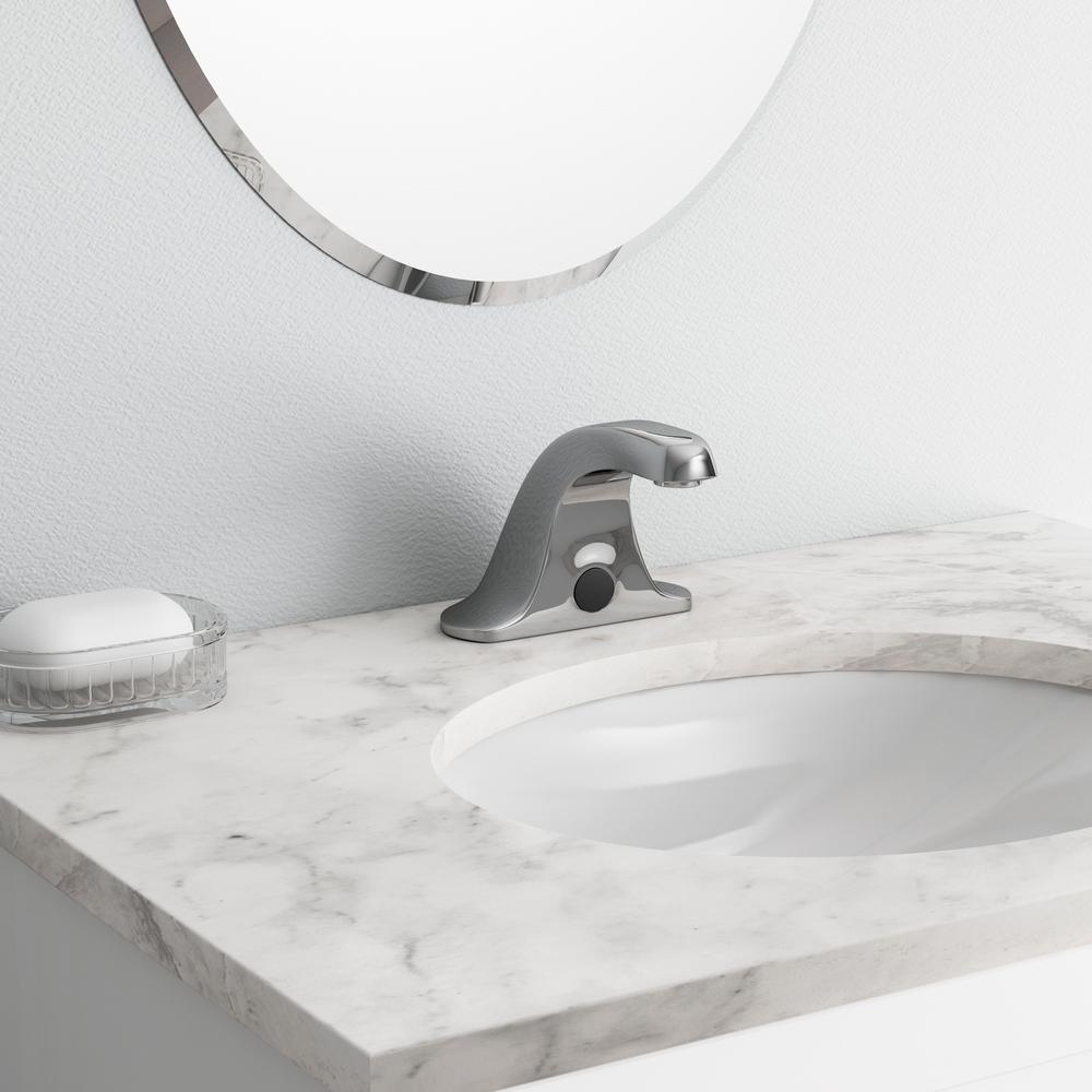 Touchless Bathroom Sink Faucets Bathroom Sink Faucets The Home Depot
