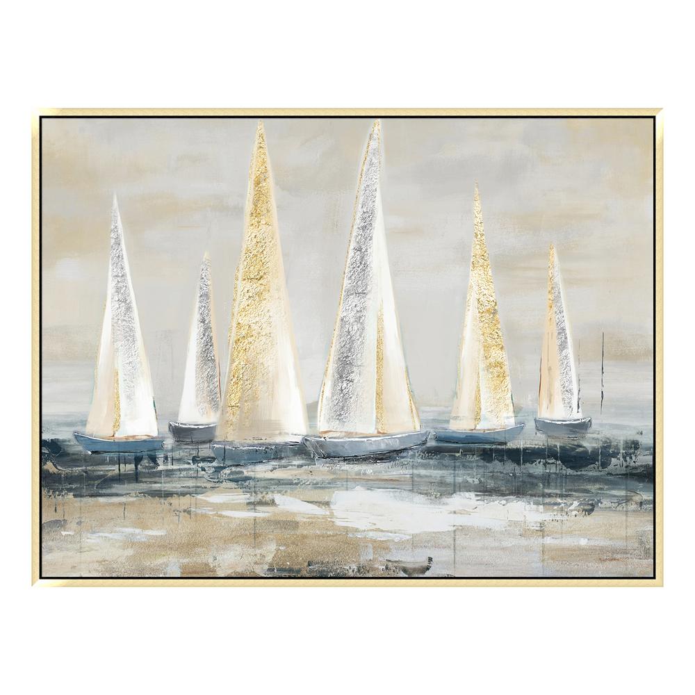 Oakland Living Golden Sailboats In Gold Wooden Floating Frame Hand Painted Acrylic Wall Art 47 X 35 Hdcd 8246 The Home Depot - Sailboat Wall Artwork Oakland Living Golden Sailboats In Gold Wooden Floating Frame Hand Painted Acrylic Wall Art 47 X 35 Hdcd 8246 The Home Depot - Sailboat Wall Artwork