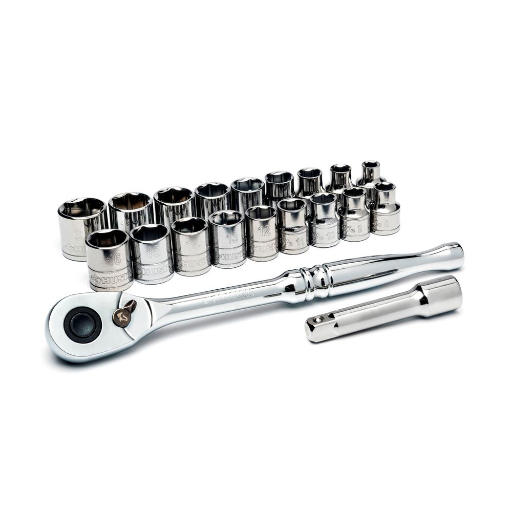 Husky Ratchet & Socket Sets Hand Tool Sets The Home Depot