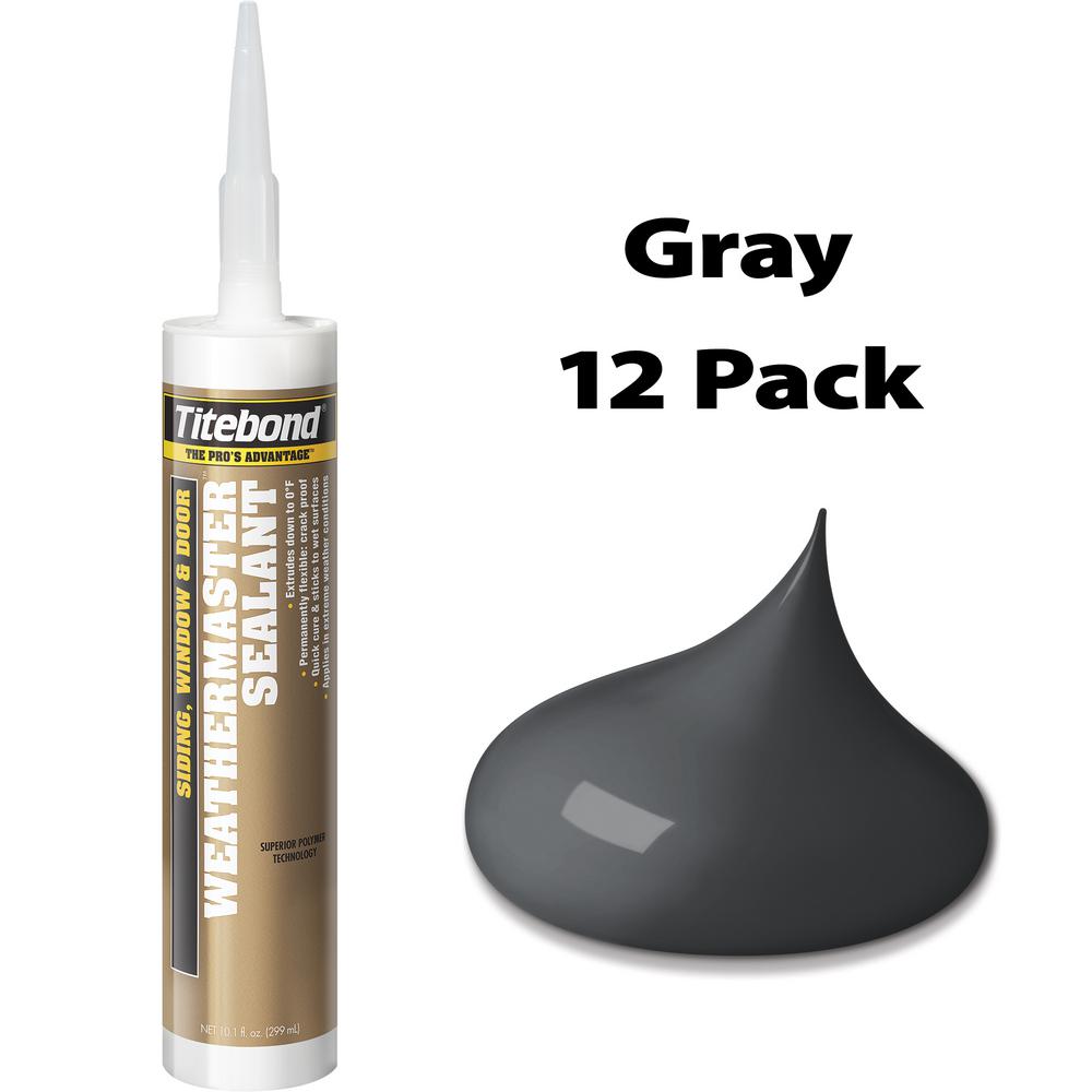 Titebond 10.1 oz. WeatherMaster Black Sealant (12-Pack)-44031 - The ...