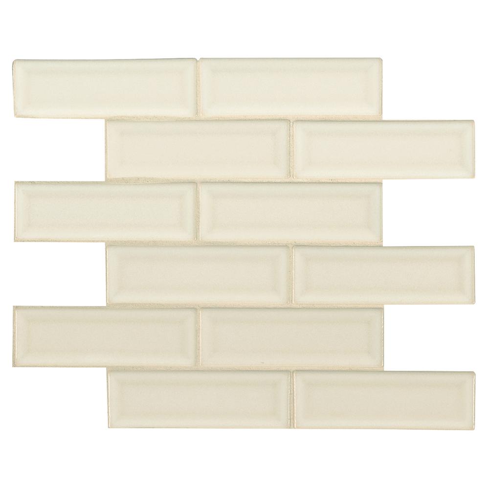 MSI Whisper White Arabesque 10-1/2 in. x 15-1/2 in. x 8 mm ...