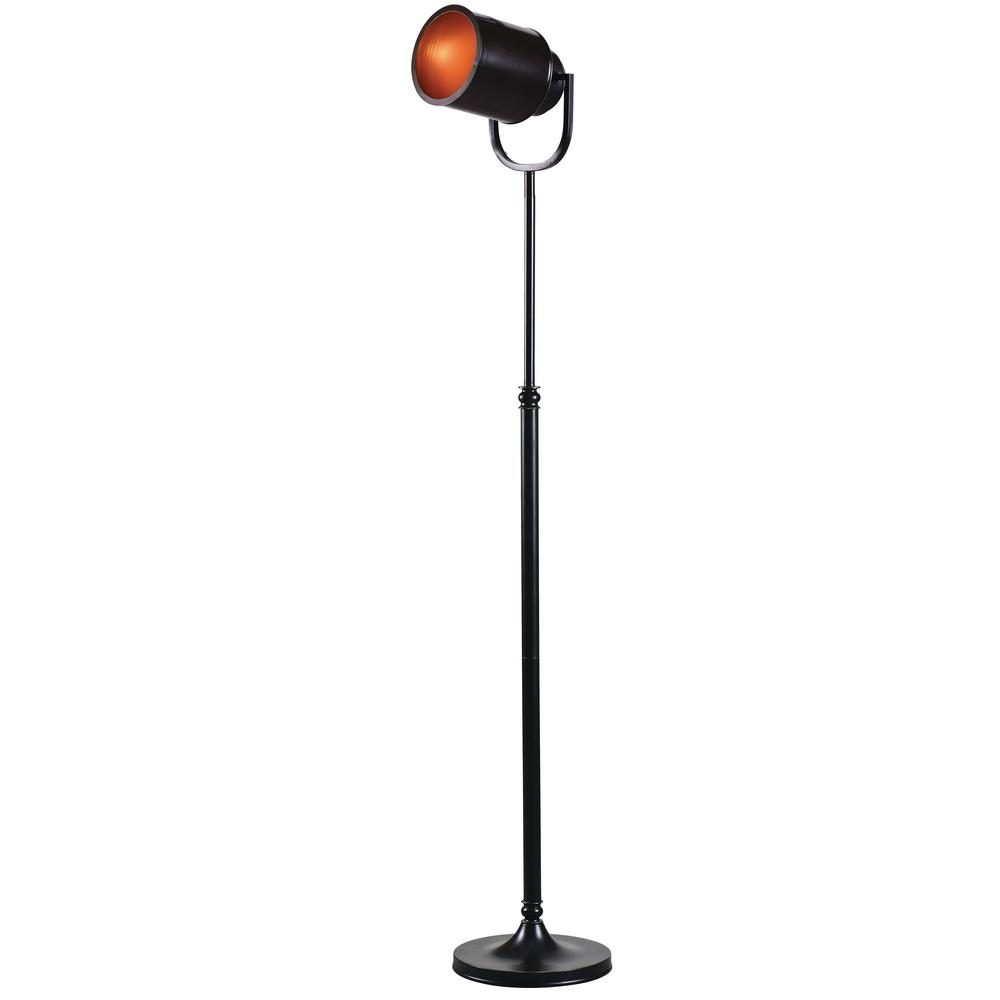 Kenroy Home Allen 61 In Bronze Indoor Floor Lamp With Shade