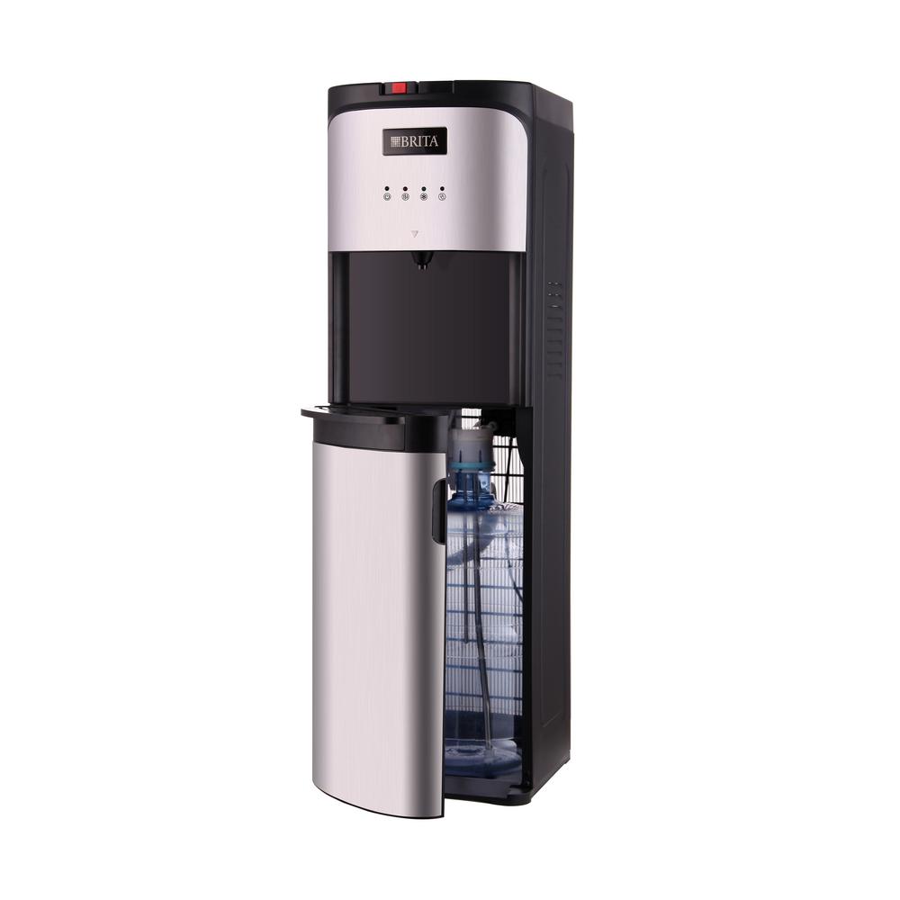 Brita BottomLoading Water Cooler with BuiltIn Filter, StainlessSteel