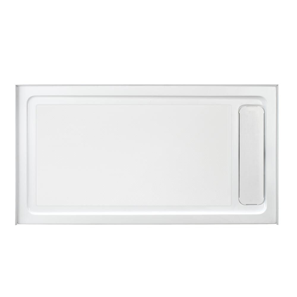 Glacier Bay 32 In. X 60 In. Single Threshold Shower Base With Side 