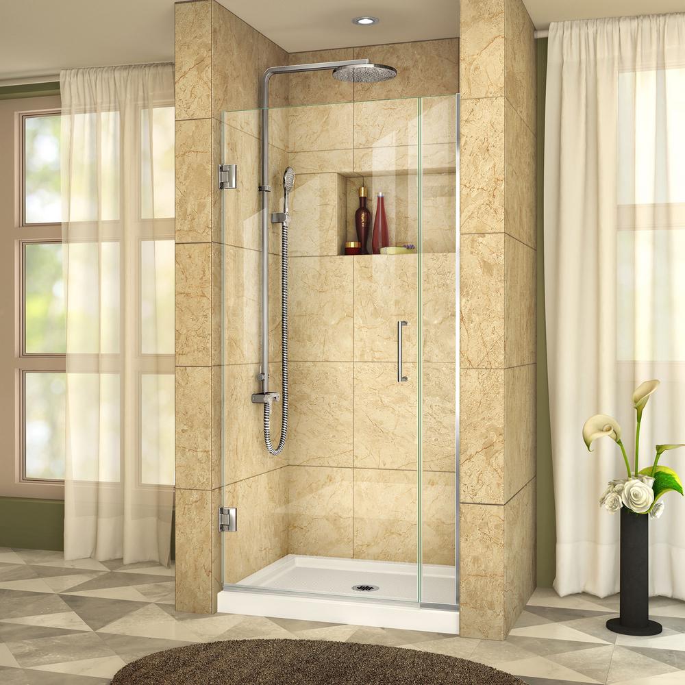 Dreamline Unidoor Plus 33 1 2 In To 34 X 72 Semi Frameless Dreamline Unidoor Plus 33 1 2 In To 34 X 72