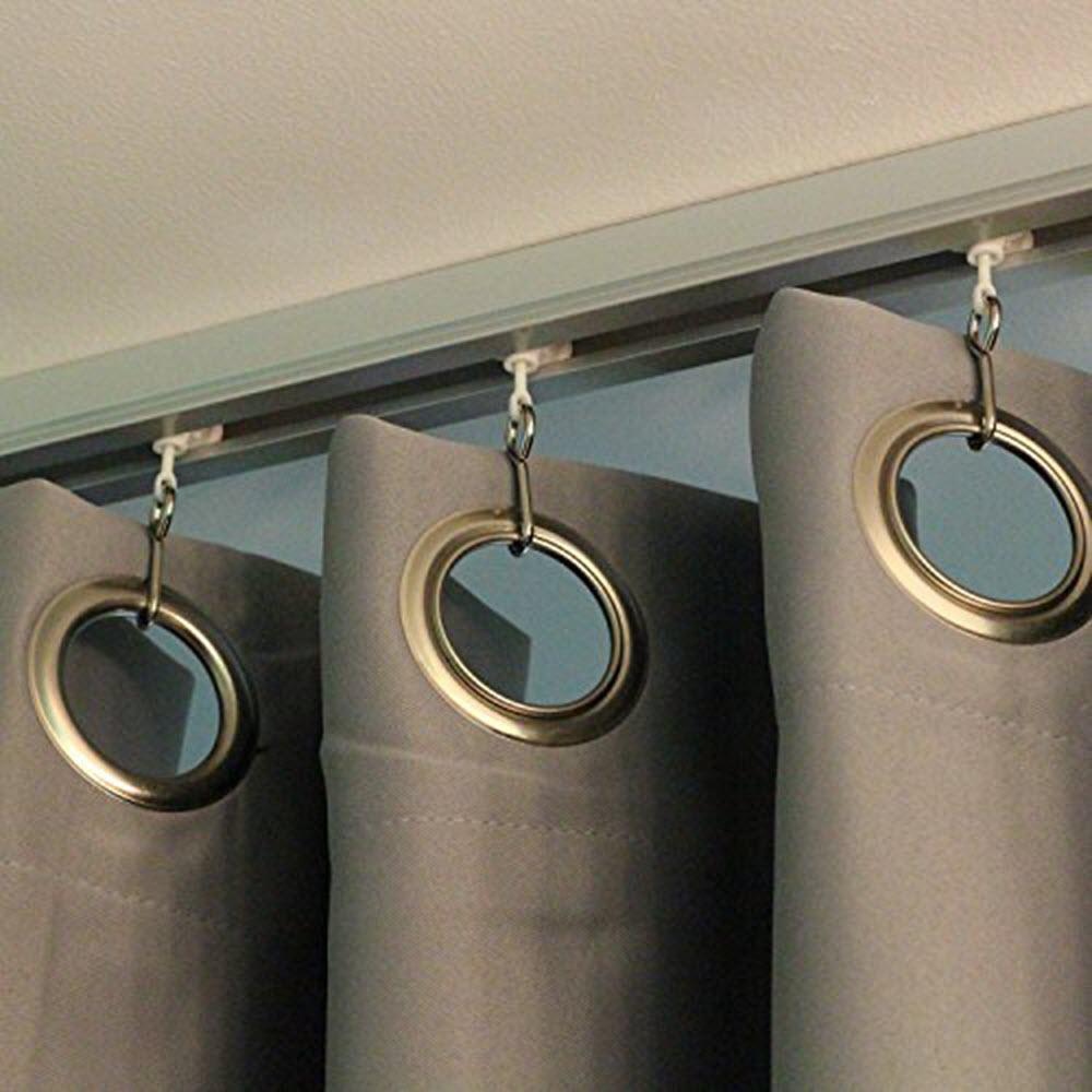 Elegant Home Fashions Forget Me Not Decorative Shower Rod ...