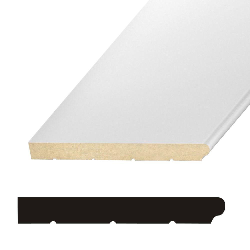 Kelleher 11/16 in. x 71/4 in. MDF Stool MouldingMDF377A The Home Depot