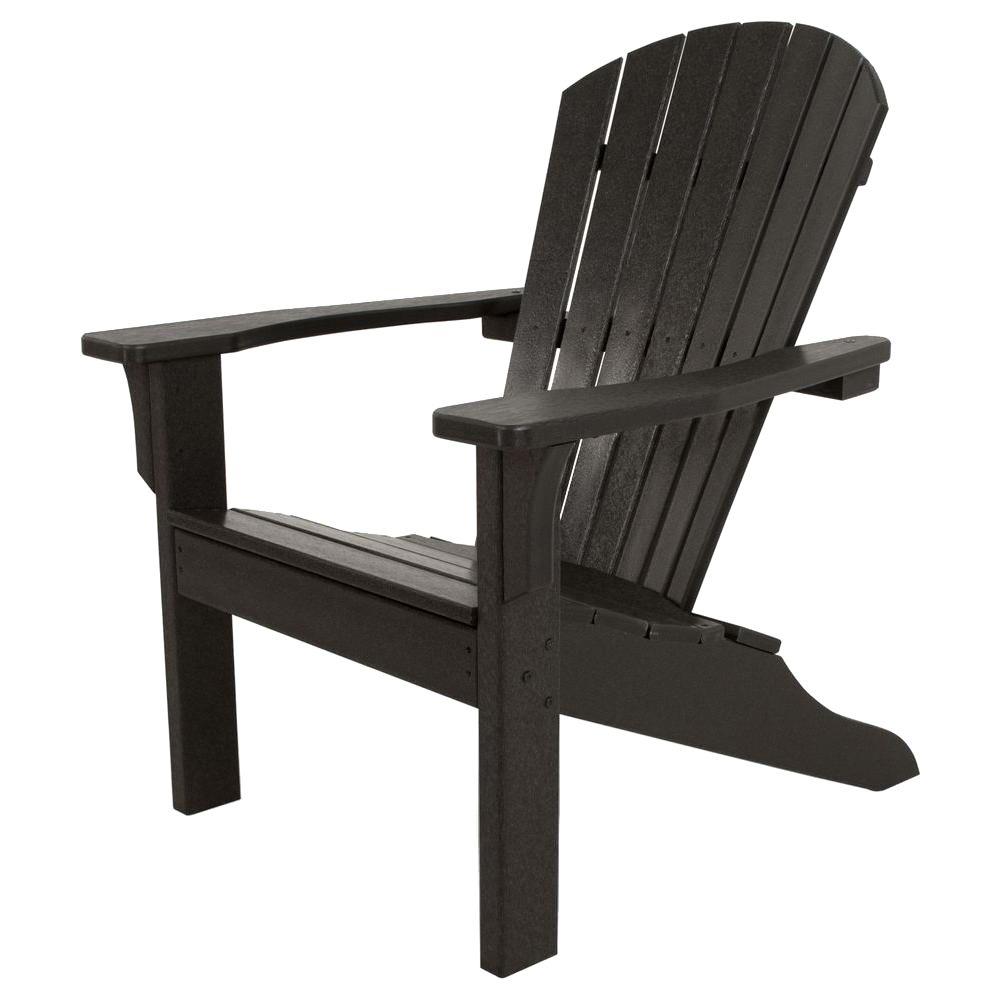 UPC 845748059190 product image for Ivy Terrace Chairs Classics Black Shell Back Adirondack Patio Chair IVA22BL | upcitemdb.com
