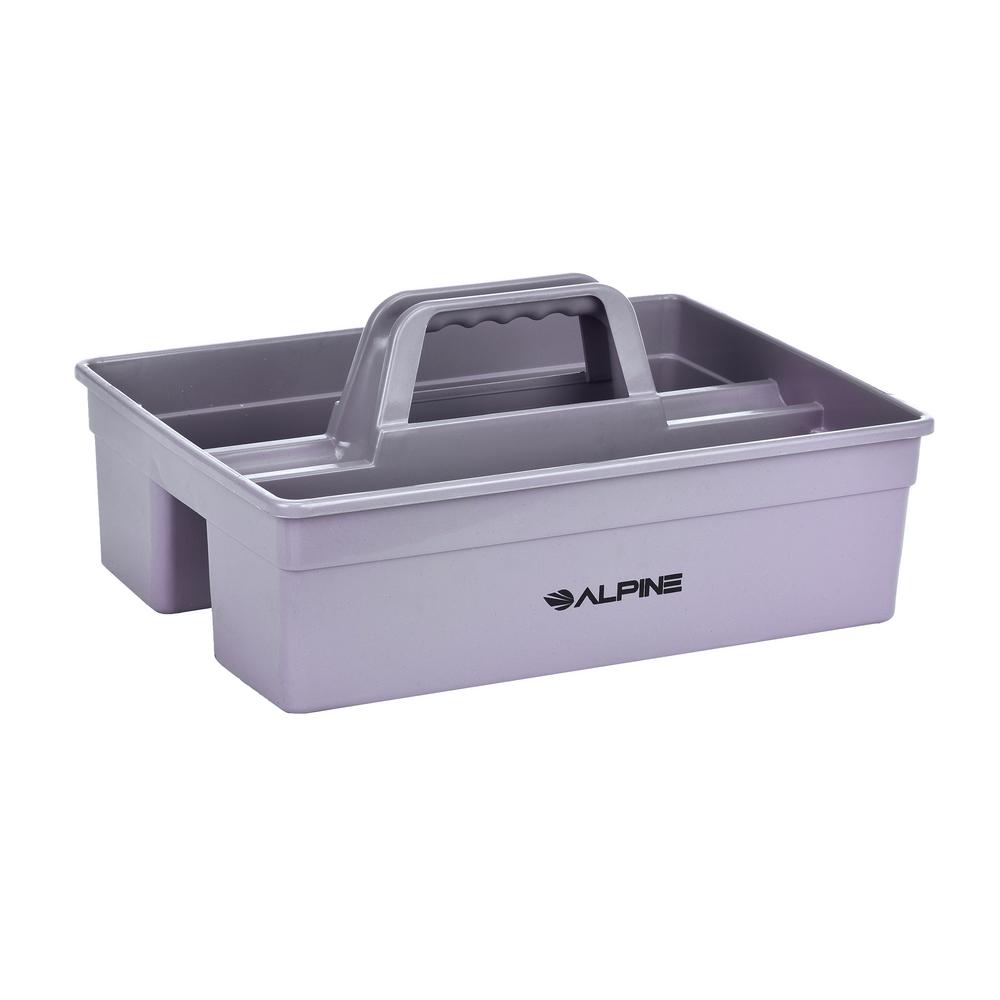 Alpine Industries Gray Organizer Durable Plastic Cleaning