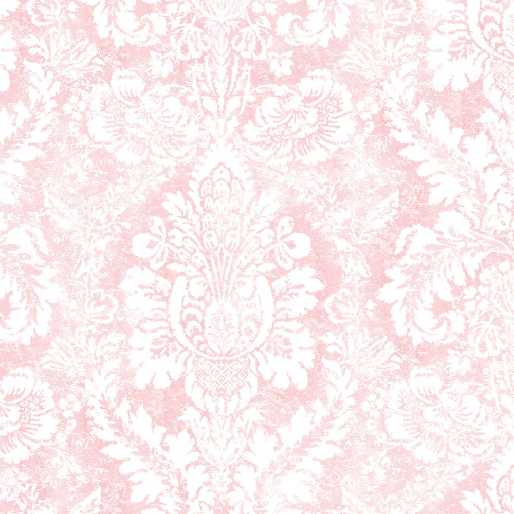 Norwall Valentine Damask Wallpaper in shades of Pink AF37711 - The Home ...